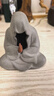 木客陶瓷禅意无相佛摆件新中式人物客厅书房玄关茶桌面工艺品创意装饰 悟-灰色款 实拍图