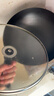 京严炒锅章丘款铁锅无涂层炒菜不粘锅家用精铁锅具燃气电磁炉用已开锅 【灶具通用】适合3-5人  赠盖铲  直径 32cm 百年工艺｜传统铁锅｜健康不沾 实拍图