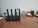华为路由AX6 new 黑色  Wi-Fi6+ 7200Mbps 千兆路由器 家用高速全屋覆盖大户型 wifi穿墙王 实拍图