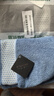 金号纯棉毛巾 7A抗菌毛巾全棉男士洗澡洗脸运动面巾 兰+灰2条68*33cm 实拍图