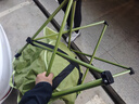 野徒者户外折叠椅露营椅子躺椅便携折叠月亮椅小凳子折叠凳钓鱼凳 【高密承重】冬竹青+收纳袋 出口质量加粗 实拍图