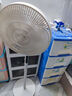 美的（Midea）【幸运草安睡2.0 MAX】一键闪装/直流变频家用轻音电风扇语音遥控落地扇 大风量一级能效卧室电扇 实拍图