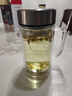 富光双层玻璃杯支持团购定制泡茶杯办公杯带把 大容量男女水杯子580ML 实拍图