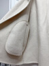 香影双面呢羊毛大衣女2025冬季新款呢子中长款高级感白色毛呢外套 米白 M 160/84A/95-110斤 实拍图