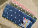 金号A类儿童毛巾纯棉100%洗脸女士小毛巾洗脸帕运动双层无捻提缎4条 实拍图