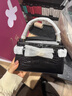 CHARLES&KEITH鳄鱼纹凯莉包手提斜挎婚包包女包生日礼物CK2-50270880-1 Black黑色 S 实拍图