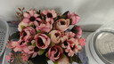 爱已装糖假花仿真花绢花中式客厅装饰花陶瓷花瓶套装摆件生日礼物粉色18cm 实拍图
