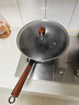 苏泊尔（SUPOR）铁锅精铁真不锈炒锅无涂层家用炒菜锅爆炒锅锤纹物理防粘明火专用 2-4人使用【多人选择】 32cm 实拍图