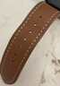 MSSM适用苹果手表表带apple watch爱马仕款iwatch S11小牛皮真皮表带ultra3/2/S10/9/Se3商务表带 深棕 实拍图
