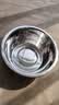 【便宜实用】不锈钢盆打蛋盆和面盆洗菜盆调料盆猪油盆子和面盆 24cm实盆一个装 实拍图