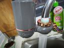 美的（Midea）净水器水龙头过滤器家用自来水滤水器直饮前置过滤器厨房卫生间通用除水垢除余氯双出水可清洗滤芯 一机一芯【可清洗滤芯】 实拍图