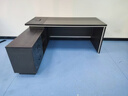 舒炫老板桌总裁办公桌简约现代经理主管办公桌椅组合大班台办公家具 1.8米老板桌+侧柜 实拍图