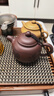 藏壶天下 宜兴紫砂壶纯手工刻绘泡茶壶功夫茶具原矿老紫泥清莲生香匏尊壶 清莲生香 270ml 实拍图