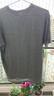 MARKLESS【安心品质】纯棉亲肤T恤男士纯色短袖打底衫5630 浅麻灰 3XL 实拍图