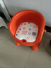 日康（rikang）宝宝餐椅 叫叫椅婴儿学坐椅多功能儿童吃饭餐桌 RK-X2009-2 橙色 实拍图