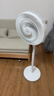 美的（Midea）【飓风节能】七叶柔风立式电风扇/家用轻音落地扇/台式小型风扇/大风力遥控定时摇头风扇 SAH35BSJ 实拍图