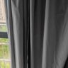 京东京造黑胶浅灰窗帘 99%全遮光窗帘布飘窗卧室遮阳帘挂钩式 宽1.5*高2米 实拍图