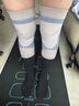 TEEIS德国护膝保暖关节炎半月板损伤男女士夏季薄款运动专业防护老寒腿 蚕丝透气防滑护膝 均码丨80-180斤通用 丨两只装 实拍图