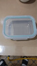 京东京造高硼硅耐热玻璃保鲜盒便当盒饭盒可微波冰箱保鲜食品接触级700mL 实拍图