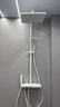 恒洁（HEGII）花洒淋浴套装Y55 琴键置物除垢自洁卫生间花洒套装HMF938-333-WS 实拍图
