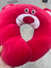 【京东物流】草莓熊u型颈枕迪士尼同款抱枕抱抱龙u型颈枕护颈枕 草莓熊（东大版） 实拍图