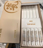 双枪家用陶瓷筷子食品接触级抗菌防霉 满绘繁花10双 高档礼盒装 实拍图