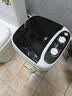 VCJ洗衣机半全自动迷你洗衣机小型洗脱一体小型家用母婴内衣裤洗袜子神器儿童单身人宿舍出租房 7.5KG旗舰款【强力洗涤*定时降噪快洗】白 实拍图