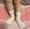贝比宝宝袜子夏季薄款中筒袜纯棉网眼透气新生婴儿夏天无骨儿童短袜男 实拍图
