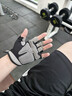 匹克【两只装】健身手套男女运动骑行半指训练引体向上单杠护具 灰色L 实拍图