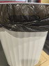 五月花手提压圈垃圾桶10L奶黄家用客厅厨房卫生间厕所家用垃圾桶 实拍图