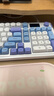 狼途（Langtu）狼途L98薄膜键盘 98键 静音键盘游戏电竞电脑办公键盘有线无线蓝牙三模 Gasket结构 RGB灯效 烟紫 实拍图