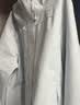 迪卡侬户外女秋冬防风防水夹克风衣MH150白-5114382 实拍图