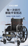 怡辉（YIHUI）轮椅轻便可折叠老人专用出行便携式年轻人骨折小型手动老年代步车 实拍图