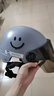 新日3C国标认证摩托电动车头盔男女四季通用骑行电瓶车半盔安全帽 火山灰【防晒长镜】 3C新国标A类 实拍图