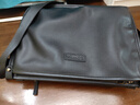 澳懿斜挎包男士真皮挎包单肩包男包头层牛皮包休闲背包青年时尚大容量 细纹黑色款 大号-长32高23厚10公分 实拍图