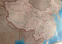 中国铁路交通图 实拍图