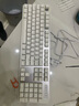 达尔优（dareu）EK810三模无线机械键盘 键盘蓝牙2.4 游戏办公键盘 可充电2000AH长续航 104键 白色青轴 实拍图
