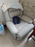 秉绪头等太空沙发单人沙发舱电动功能躺按摩懒人沙发可睡觉电竞沙发椅 浅灰猫抓皮 手动坐躺 实拍图