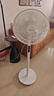 美的（Midea）【幸运草安睡1S】一级能效直流变频声控电风扇家用遥控卧室静音落地扇台式桌面抗菌大风力转页扇 实拍图