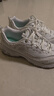 斯凯奇（Skechers）女鞋夏季小白鞋蕾丝休闲运动熊猫鞋黑色增高厚底老爹鞋11959 白色/WHT 38.5 尺码偏大，建议选小半码 实拍图