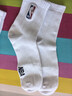 NBA袜子男士跑步运动袜吸汗无骨棉袜夏季抗菌防臭消臭中筒篮球袜3双 实拍图