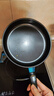 【煎炸神器】家用不粘锅迷你小煎锅平底锅煎蛋煎饼锅户外锅具 麦饭石 18cm 实拍图
