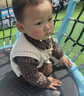 G.duck小黄鸭童装男童套装春装2026新款婴幼儿童马甲毛衣衬衫男宝宝衣服 米色三件套 90 建议1~2岁【80-90cm】cm 晒单实拍图