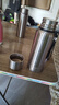 保温杯男士316不锈钢全钢保温壶便携泡茶杯大容量茶水分离水杯子 钢本色1000ml[茶水分离/喝水盖] 实拍图