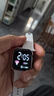 其他品牌高颜值LED手表时尚方形学生科技感超强夜光数字个性运动 太空白 实拍图