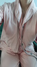 嫚熙（EMXEE）嫚熙春夏薄款纯棉月子服孕妇哺乳睡衣产后产妇家居服 粉色猫咪两件套【胸垫款】 M【合适85-125斤 Supima棉】 实拍图