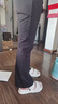 浪莎微喇叭裤女春秋季2026新款高腰百搭显瘦黑色垂坠感休闲西装马蹄裤 实拍图
