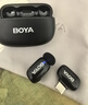 BOYA 博雅麦克风mini 2无线领夹麦克风手机直播收音麦 夹领式AI智能降噪迷你话筒户外拍摄收音器一拖一 实拍图