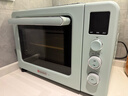 海氏（Hauswirt）C40三代电烤箱家用专业烘焙搪瓷内胆多功能大容量发酵一体机侧风机上色均匀 湖水绿 40L 实拍图