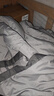 雅鹿·自由自在 A类抗菌空调被春秋夏凉被子夏季单人薄被子150x200cm 浅灰 实拍图